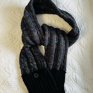 Columbia Twilight Ride Scarf - Black/Multi 72 inches
